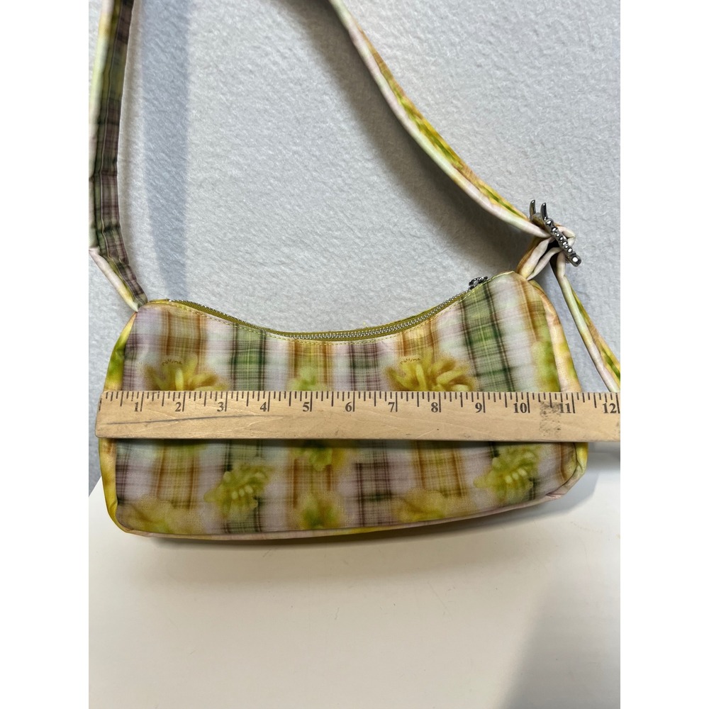 BAGGU x Collina Strada Women Shoulder Bag Cargo Plaid OS Green NWT Utility - Picture 3 of 13